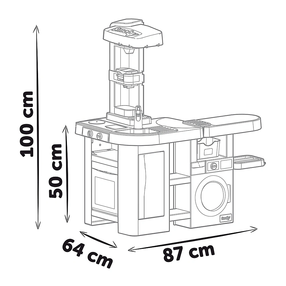 Bucatarie Smoby Tefal Cleaning [4]