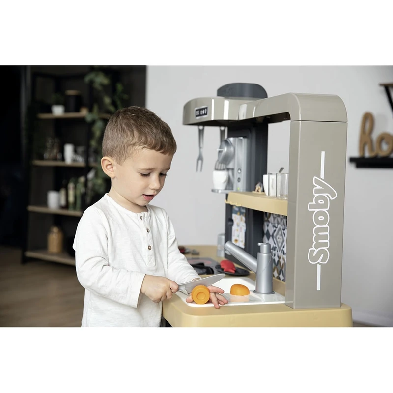 Bucatarie Smoby Tefal Evolutive albastru cu accesorii [8]