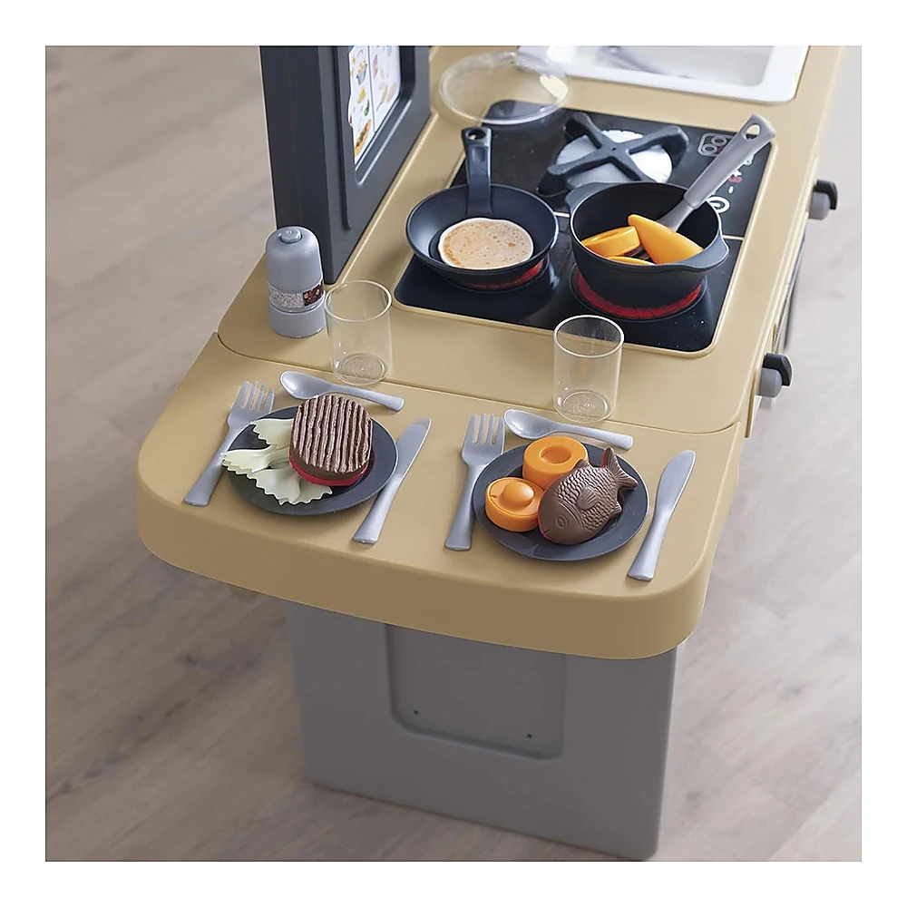 Bucatarie Smoby Tefal Evolutive albastru cu accesorii [11]