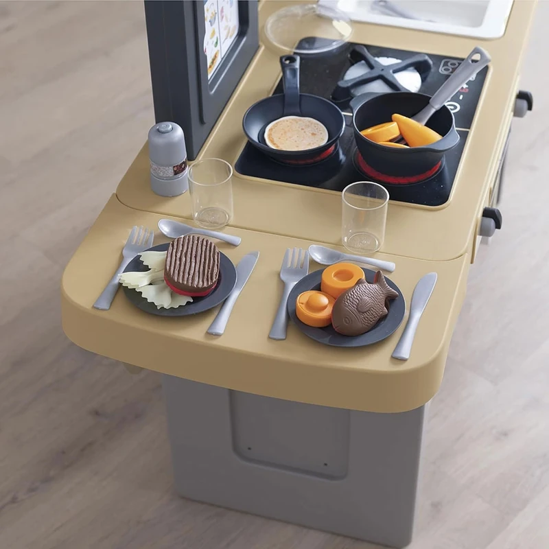 Bucatarie Smoby Tefal Evolutive albastru cu accesorii [12]