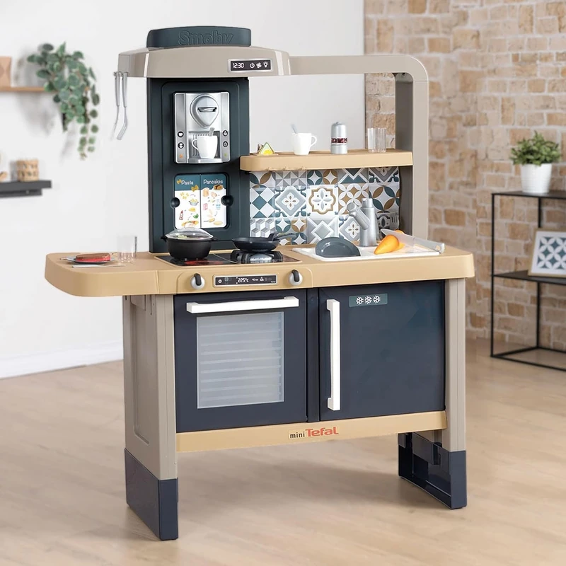 Bucatarie Smoby Tefal Evolutive albastru cu accesorii [6]