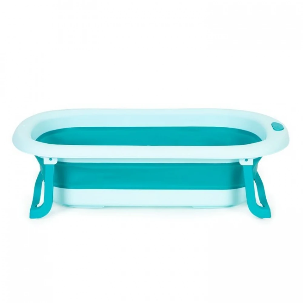 Cadita de baie pliabila cu dop de scurgere, Ecotoys - Albastru [2]