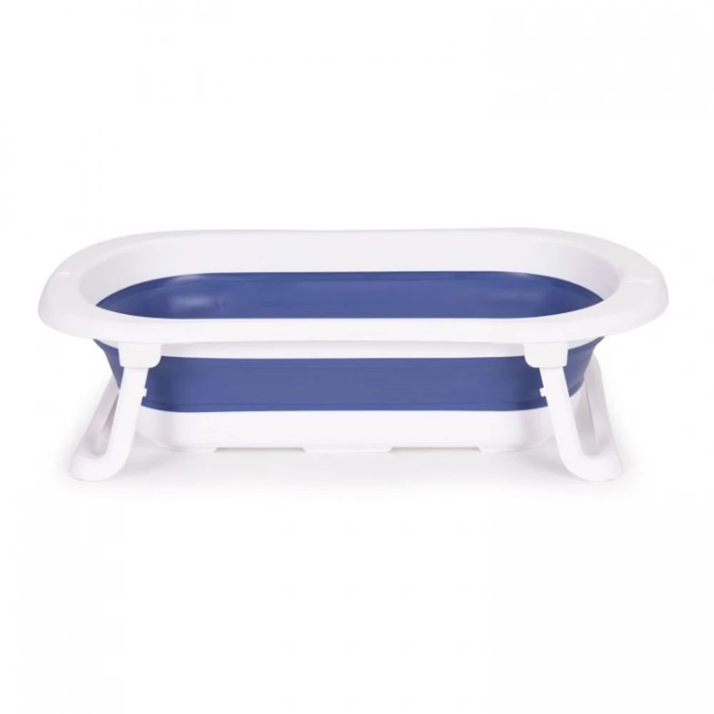 Cadita de baie pliabila cu dop de scurgere, Ecotoys - Albastru [2]