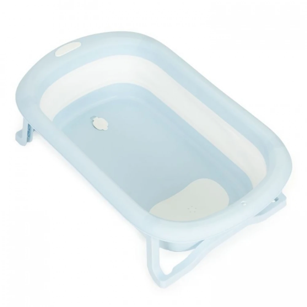 Cadita de baie pliabila cu dop de scurgere, Ecotoys - Gri [3]