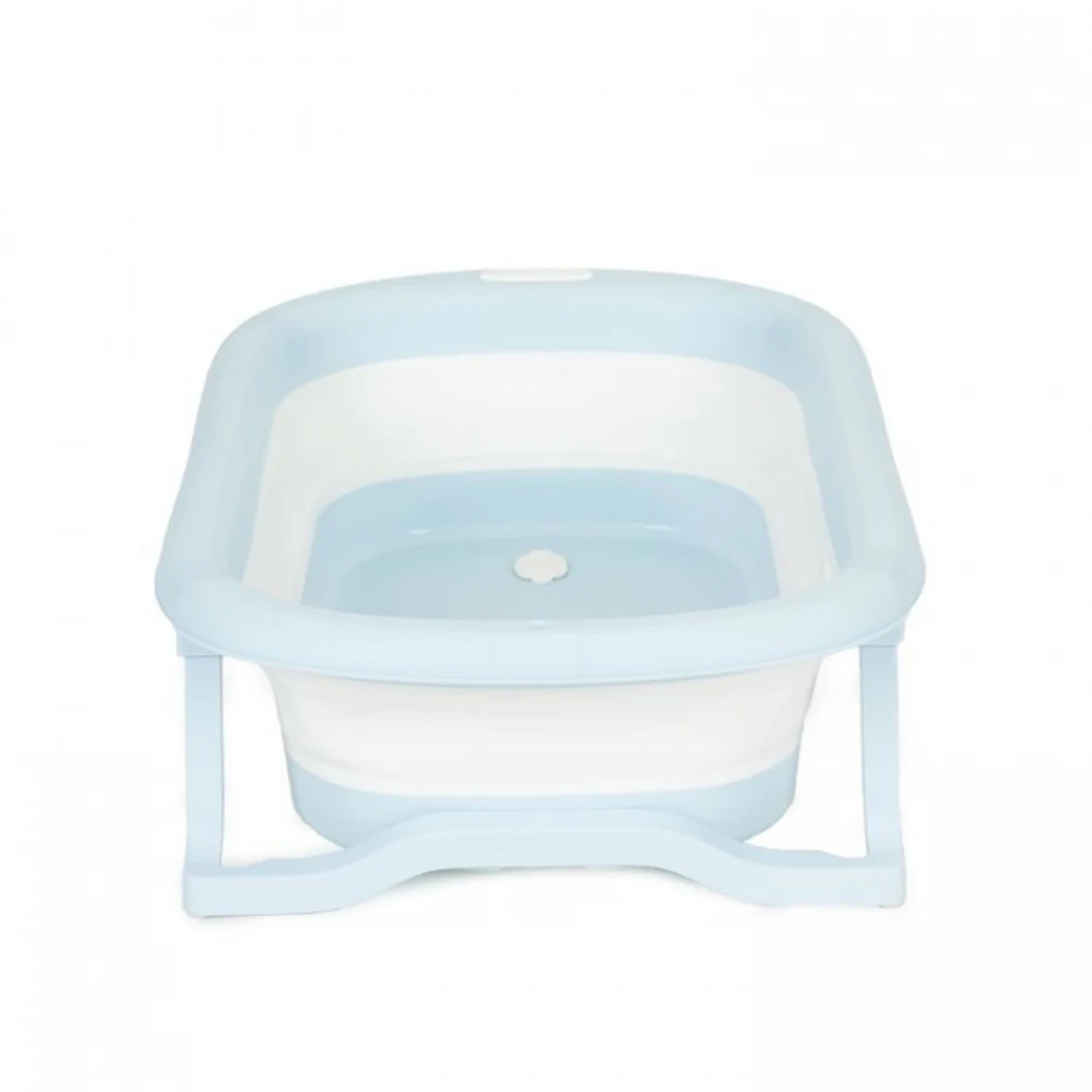Cadita de baie pliabila cu dop de scurgere, Ecotoys - Gri [4]