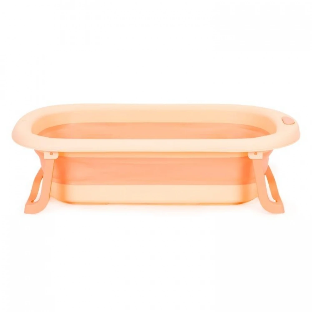 Cadita de baie pliabila cu dop de scurgere, Ecotoys - Roz [2]