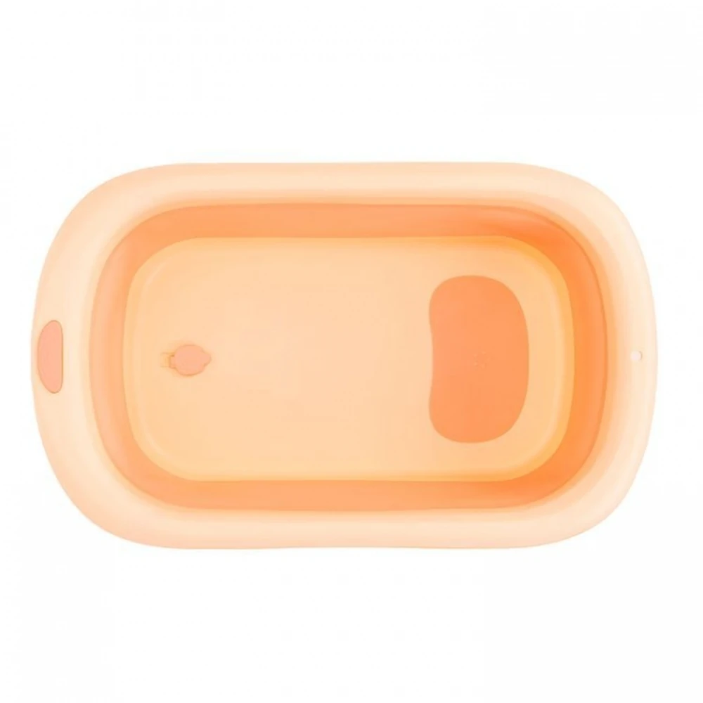 Cadita de baie pliabila cu dop de scurgere, Ecotoys - Roz [6]