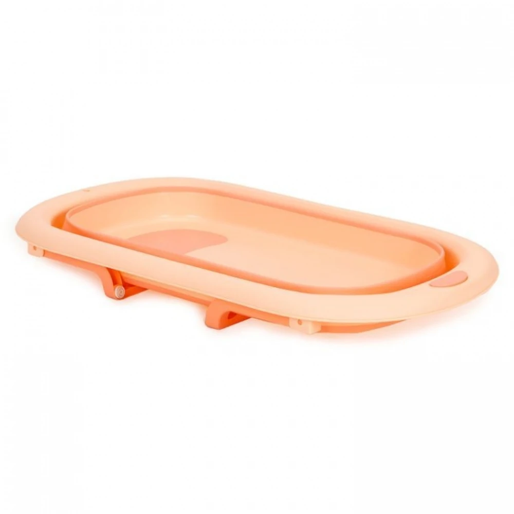 Cadita de baie pliabila cu dop de scurgere, Ecotoys - Roz [4]