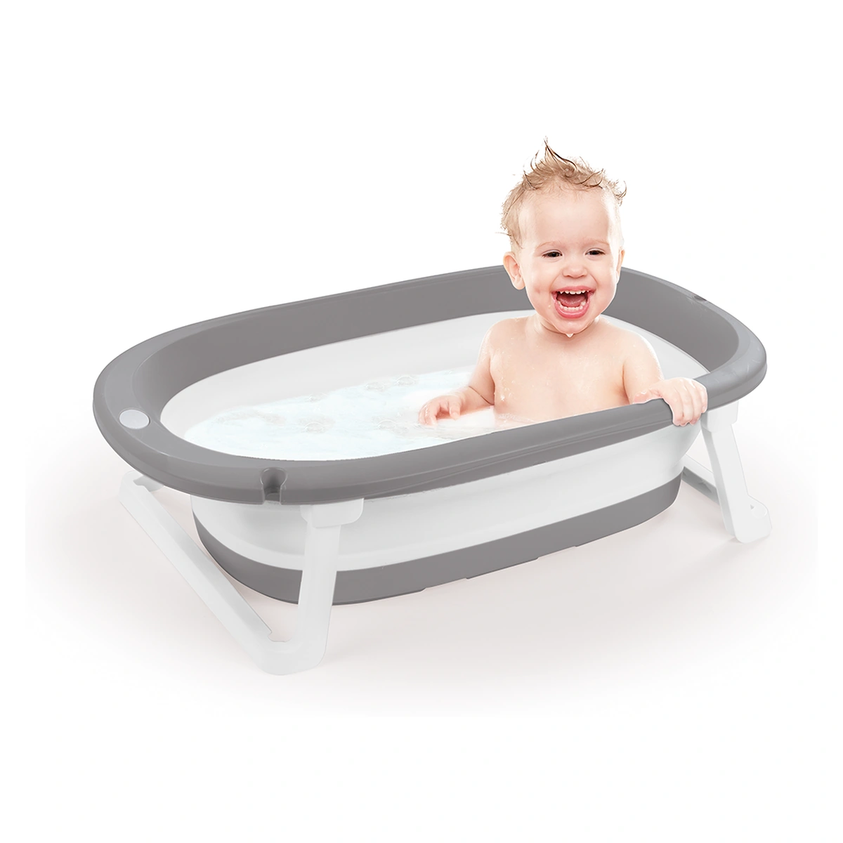 Cadita pliabila bebelusi DOLU gri 6 luni+ [5]