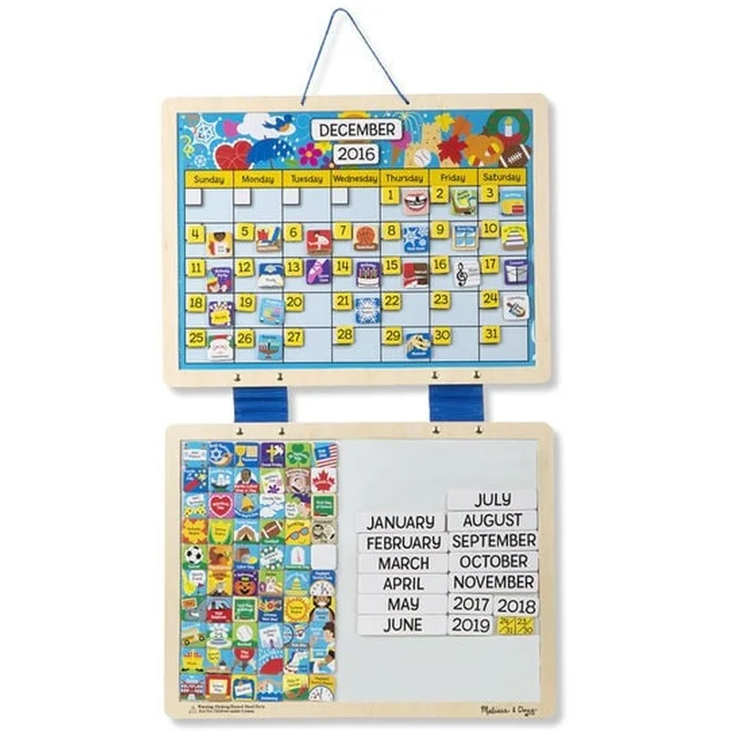 Calendar din lemn magnetic Melissa and Doug [2]