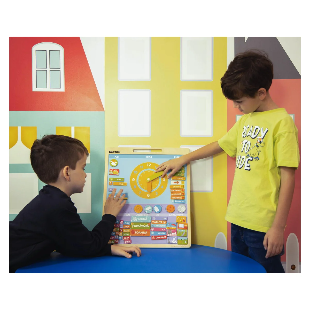 Calendar magnetic vremea limba romana BIGJIGS Toys [7]