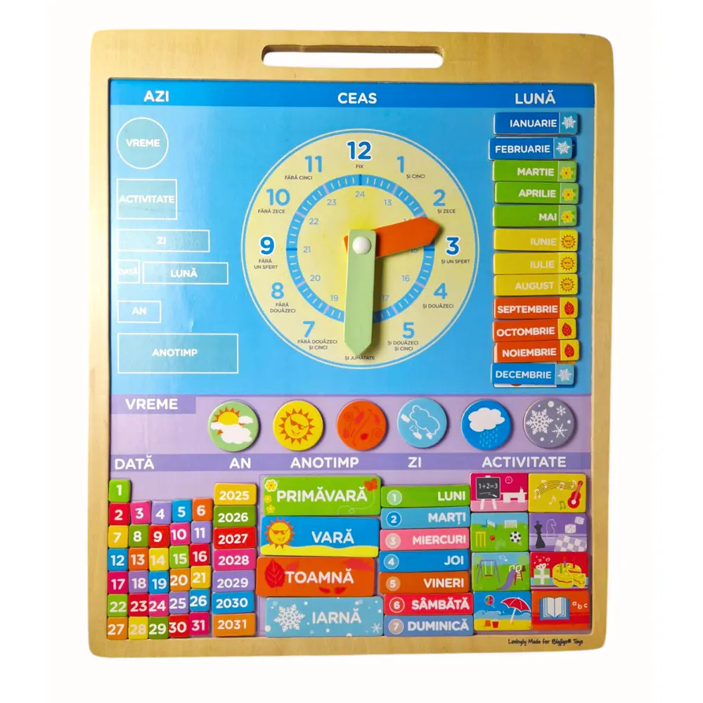 Calendar magnetic vremea limba romana BIGJIGS Toys [2]
