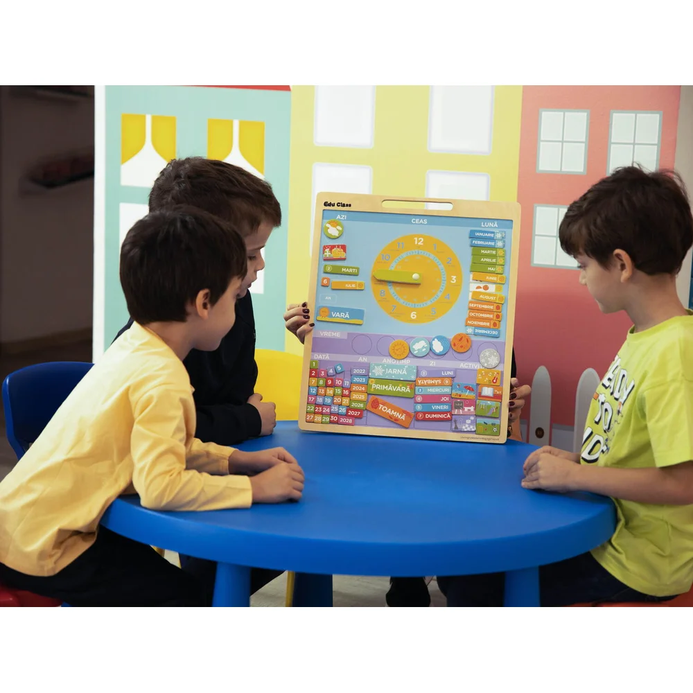 Calendar magnetic vremea limba romana BIGJIGS Toys [5]