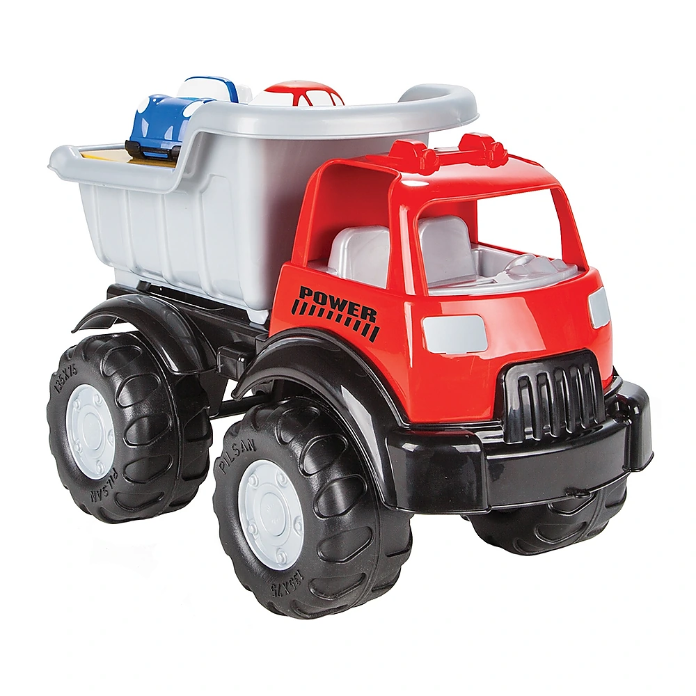 Camion basculant Power Truck cu 2 masinute [1]