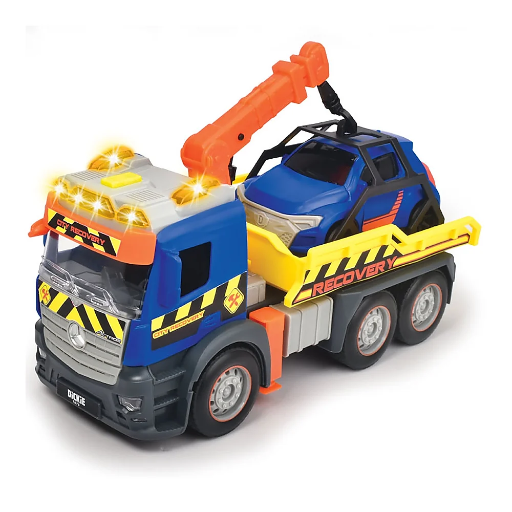 Camion de tractare Dickie Toys Mercedes Recovery cu masinuta [2]