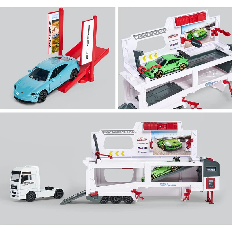 Camion Majorette MAN Tgx Porsche Experience cu 2 masinute [5]
