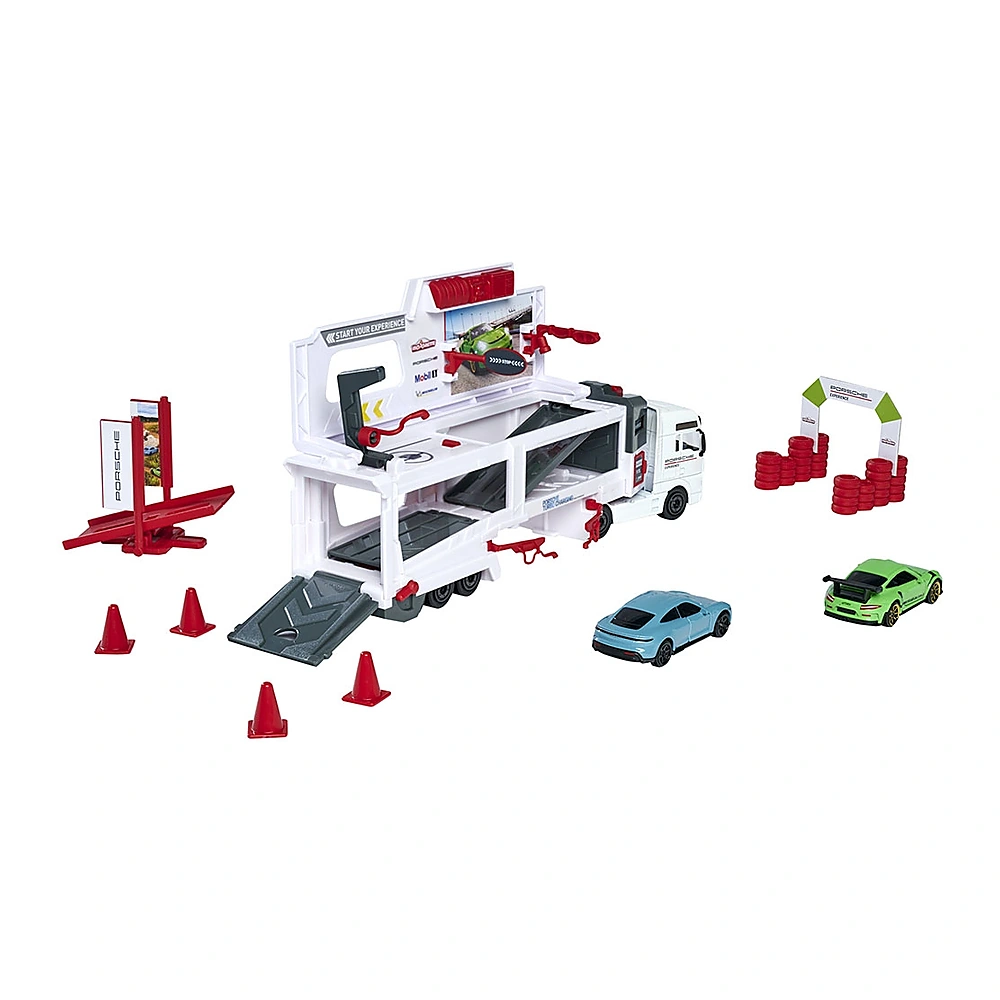 Camion Majorette MAN Tgx Porsche Experience cu 2 masinute [2]