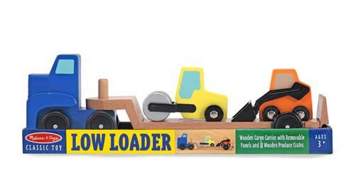 Camion transportor cu platforma cu utilaje de constructii Melissa and Doug [2]