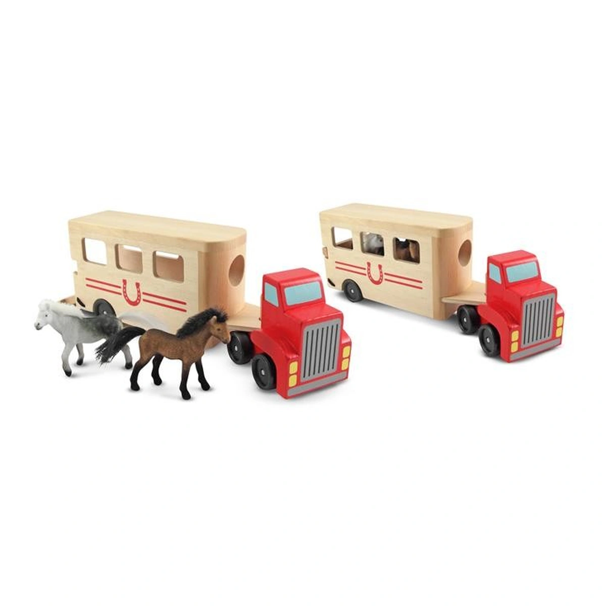 Camion Transportor de Cai cu Remorca Melissa and Doug [2]