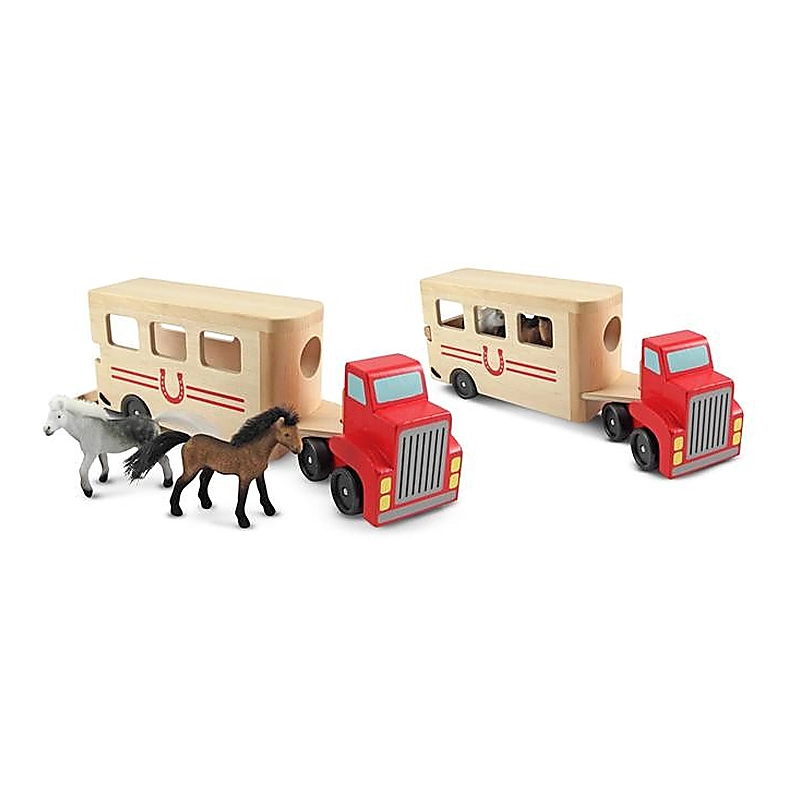 Camion Transportor de Cai cu Remorca Melissa and Doug [2]