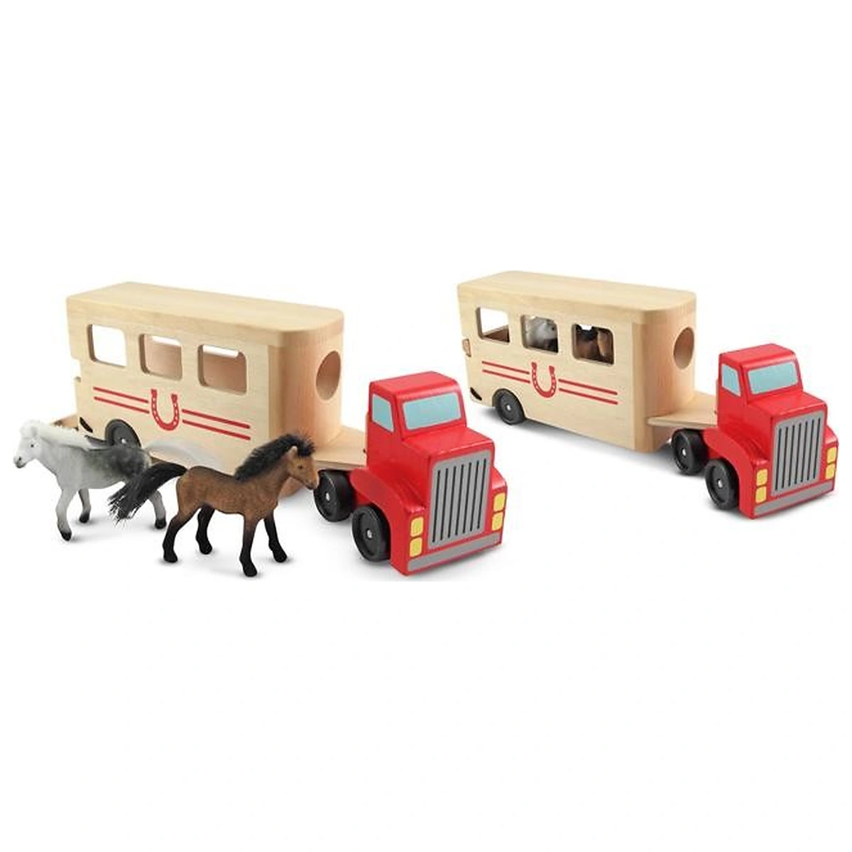Camion Transportor de Cai cu Remorca Melissa and Doug [2]