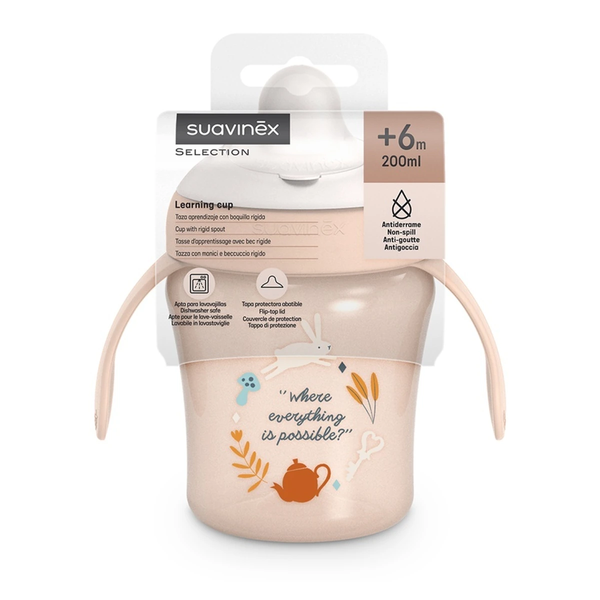 Cană antrenament, 200 ml, roz, Wonder, Suavinex [2]