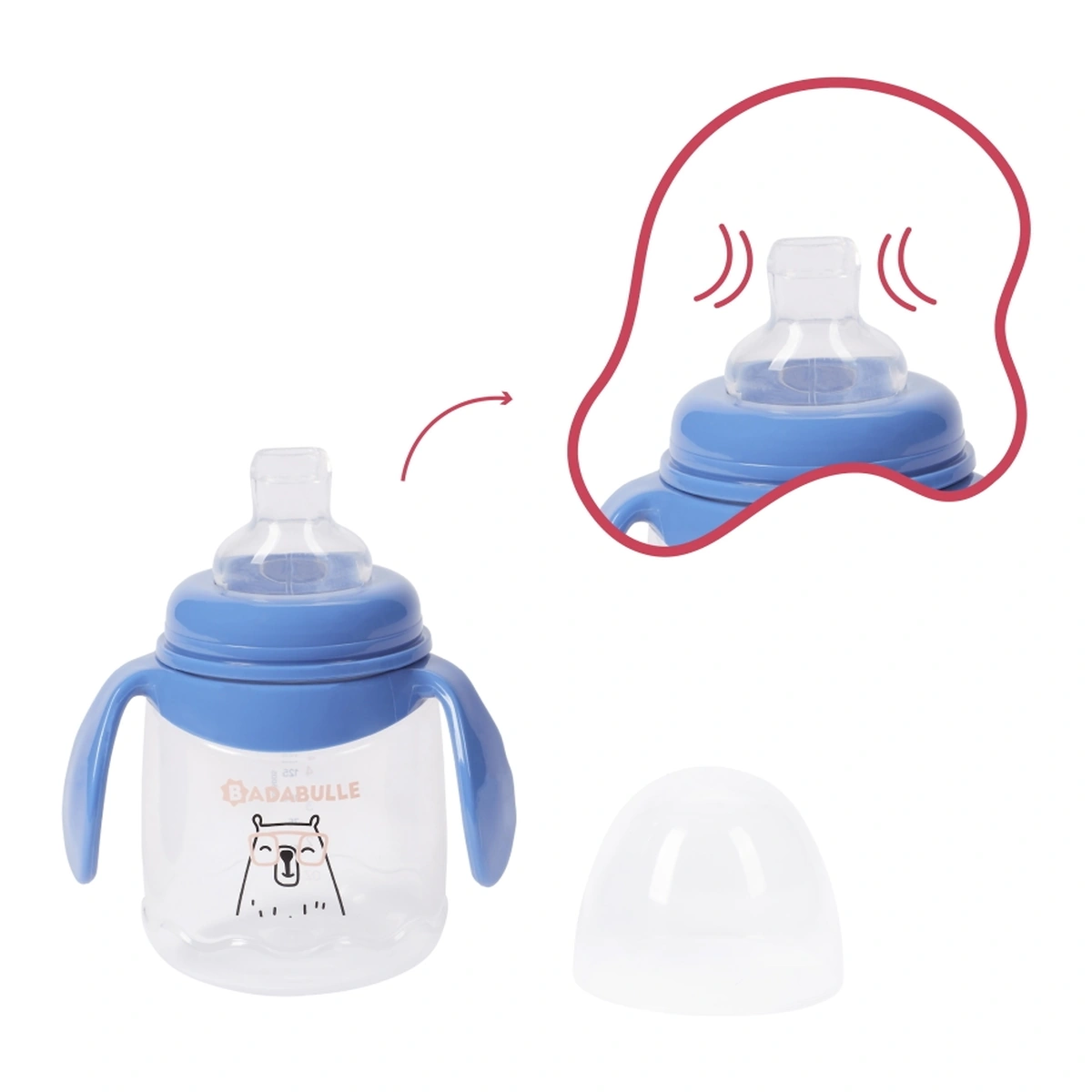 Cana biberon anti-scurgere Badabulle [5]