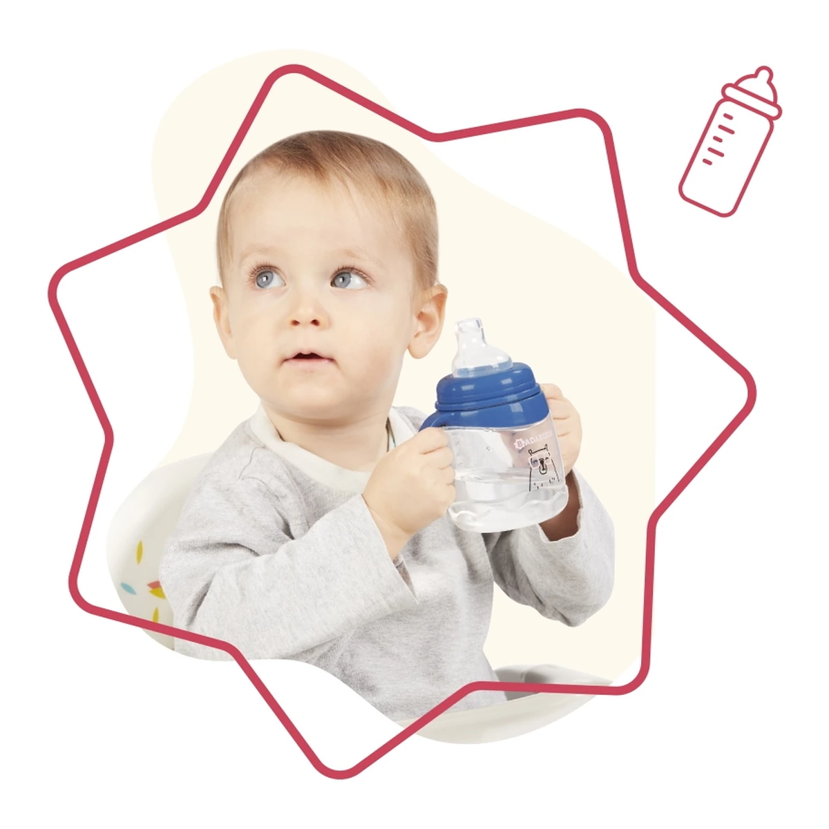 Cana biberon anti-scurgere Badabulle [3]