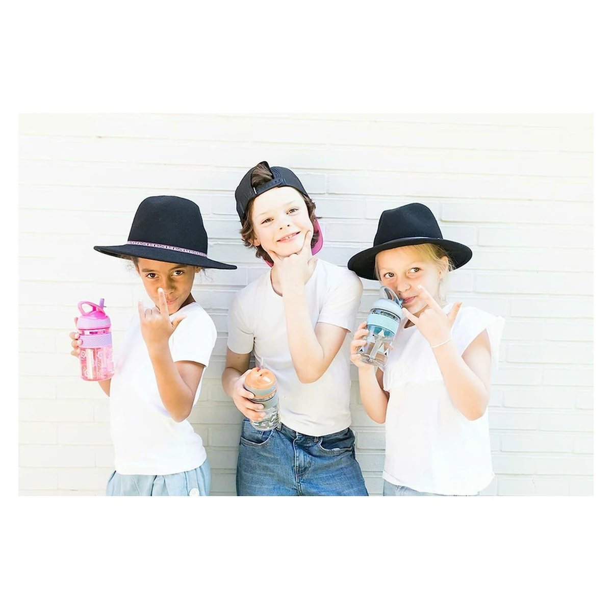 Cana, Nuby, 2 in 1, Cu pai incorporat, 360 ml, 3+ ani, Albastru [4]