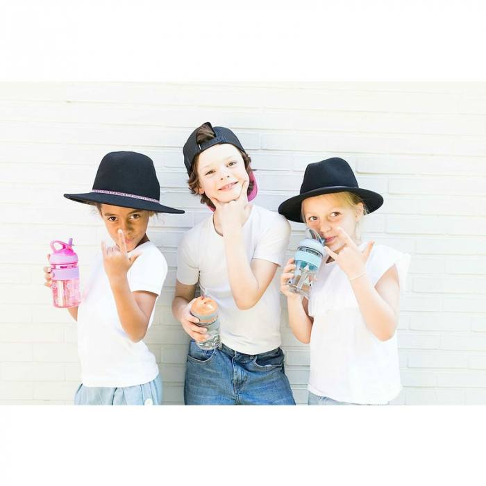 Cana, Nuby, 2 in 1, Cu pai incorporat, 360 ml, 3+ ani, Albastru [4]