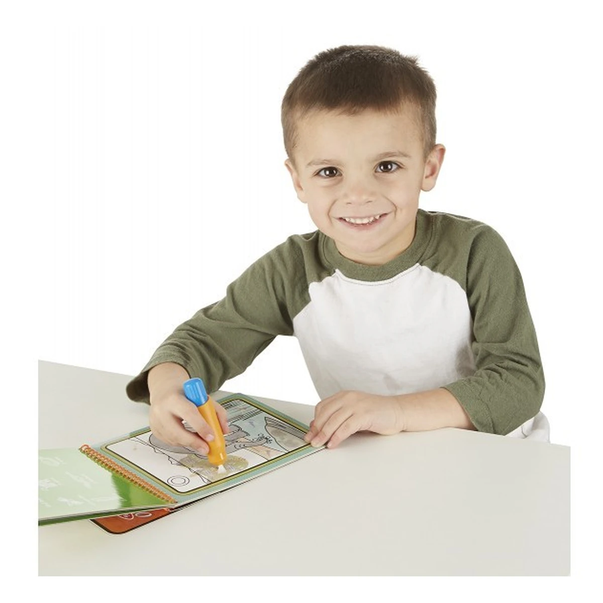 Carnet de colorat cu Apa magica Safari - Melissa and Doug [2]