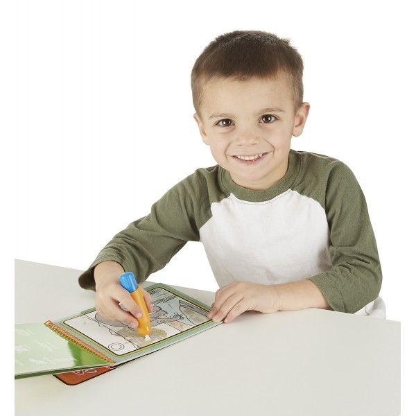 Carnet de colorat cu Apa magica Safari - Melissa and Doug [2]