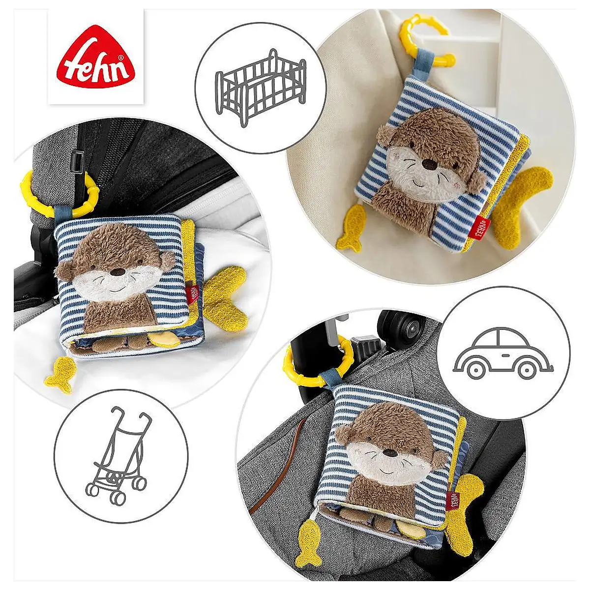 Carticica din plus pentru bebelusi - Otter Fehn 0 luni+ [5]