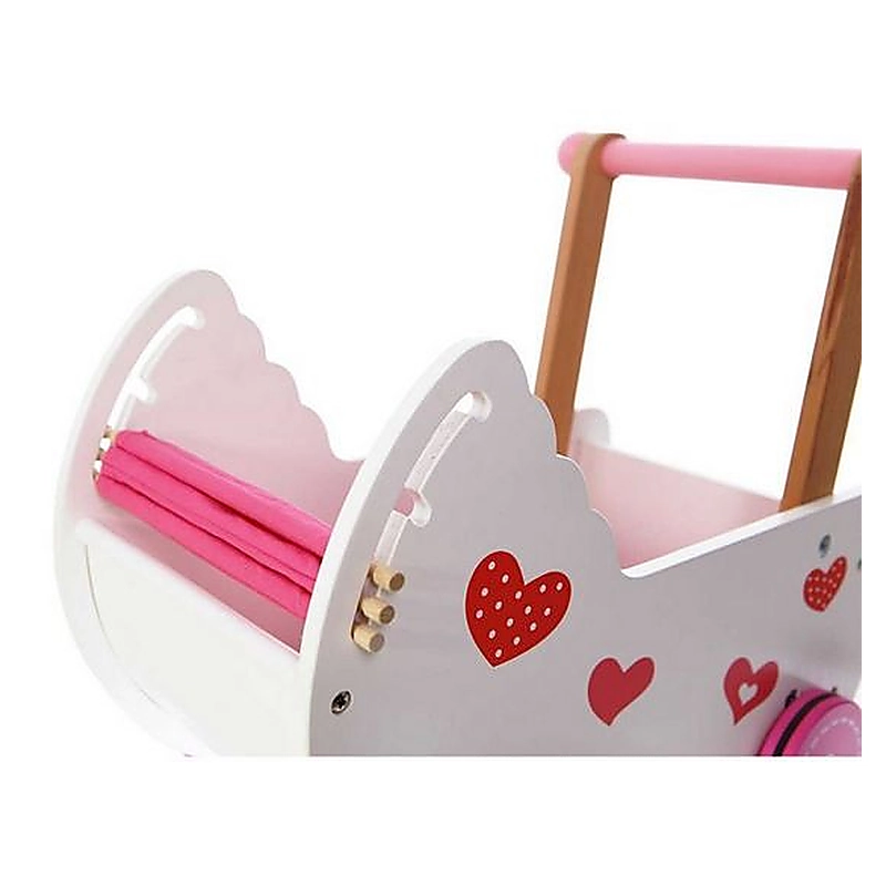 Carucior antemergator de papusi, din lemn [5]