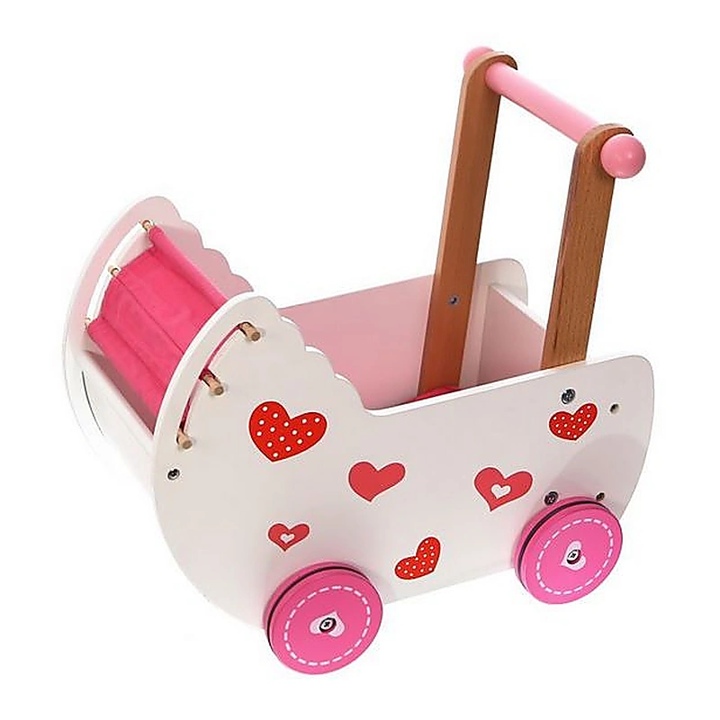 Carucior antemergator de papusi, din lemn [7]