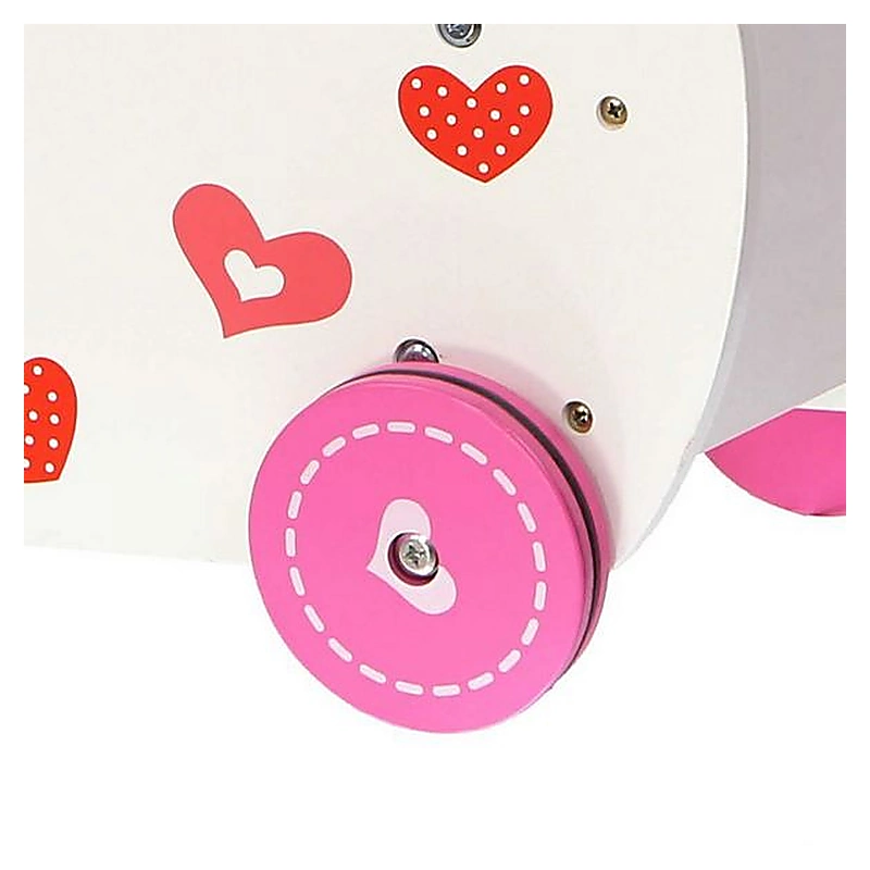 Carucior antemergator de papusi, din lemn [3]