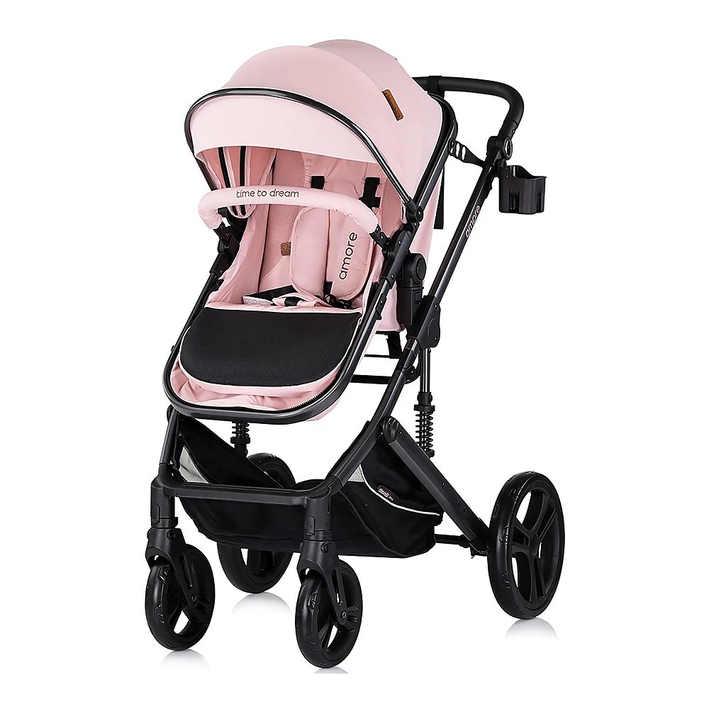 Carucior Chipolino Amore 2 in 1 pink marshmallow, 0-22 kg [2]