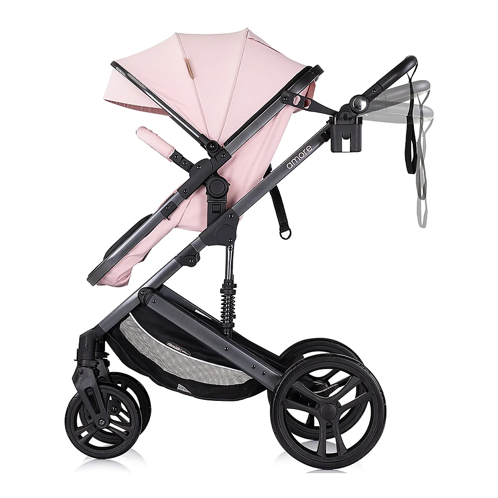 Carucior Chipolino Amore 2 in 1 pink marshmallow, 0-22 kg [5]