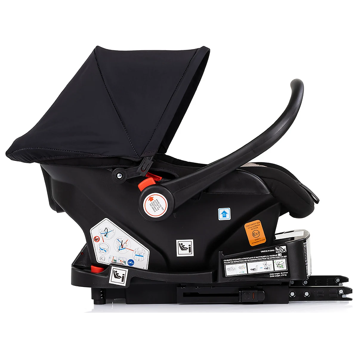 Carucior Chipolino Amore 3 in 1 noir 0 luni [18]