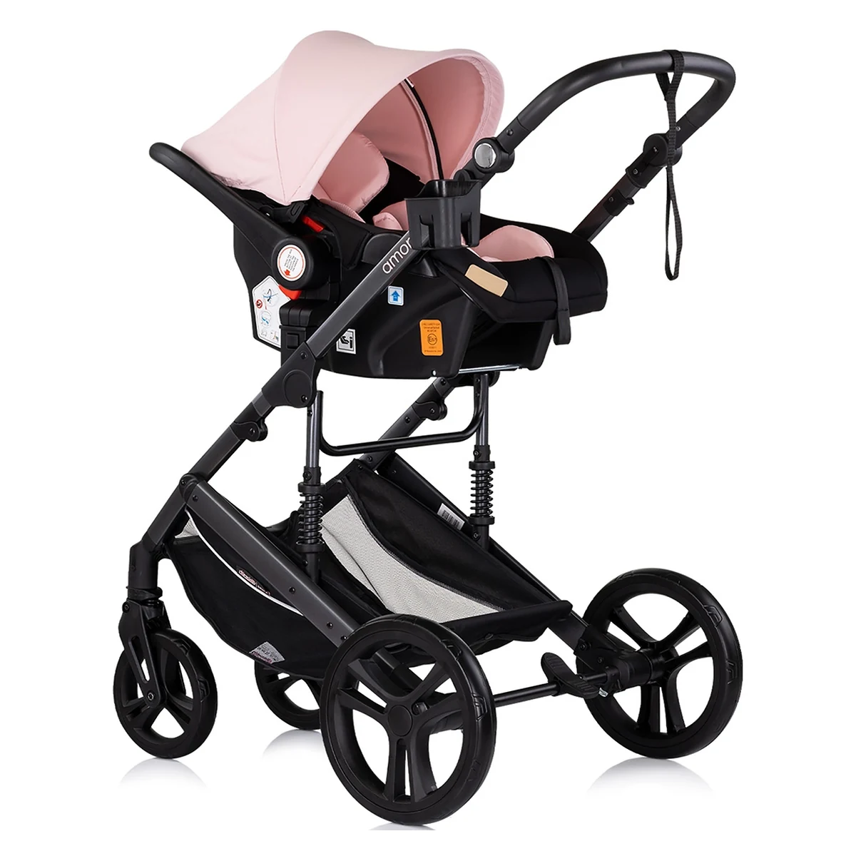 Carucior Chipolino Amore 3 in 1 pink marshmallow [10]