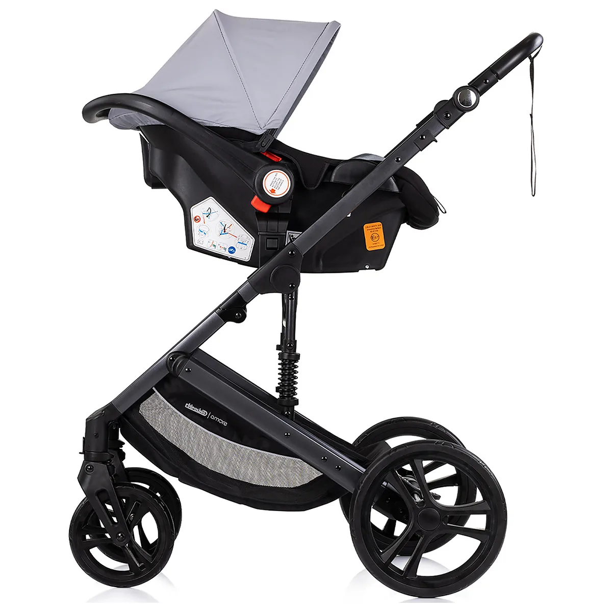 Carucior Chipolino Amore 3 in 1 platinum 0 luni [10]