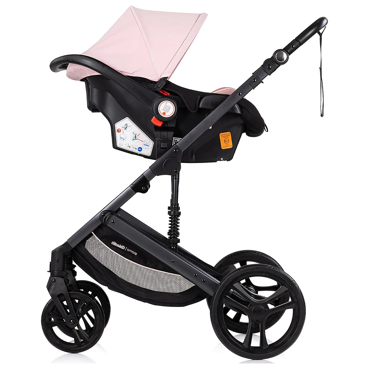 Carucior Chipolino Amore 3 in 1 powder pink 0 luni [10]