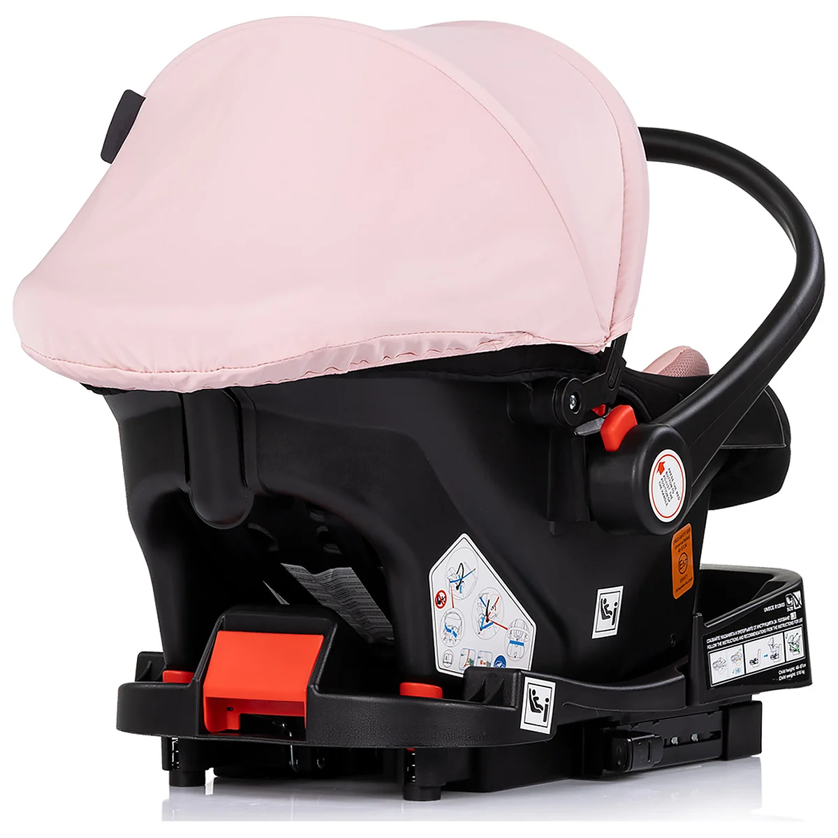 Carucior Chipolino Amore 3 in 1 powder pink 0 luni [17]