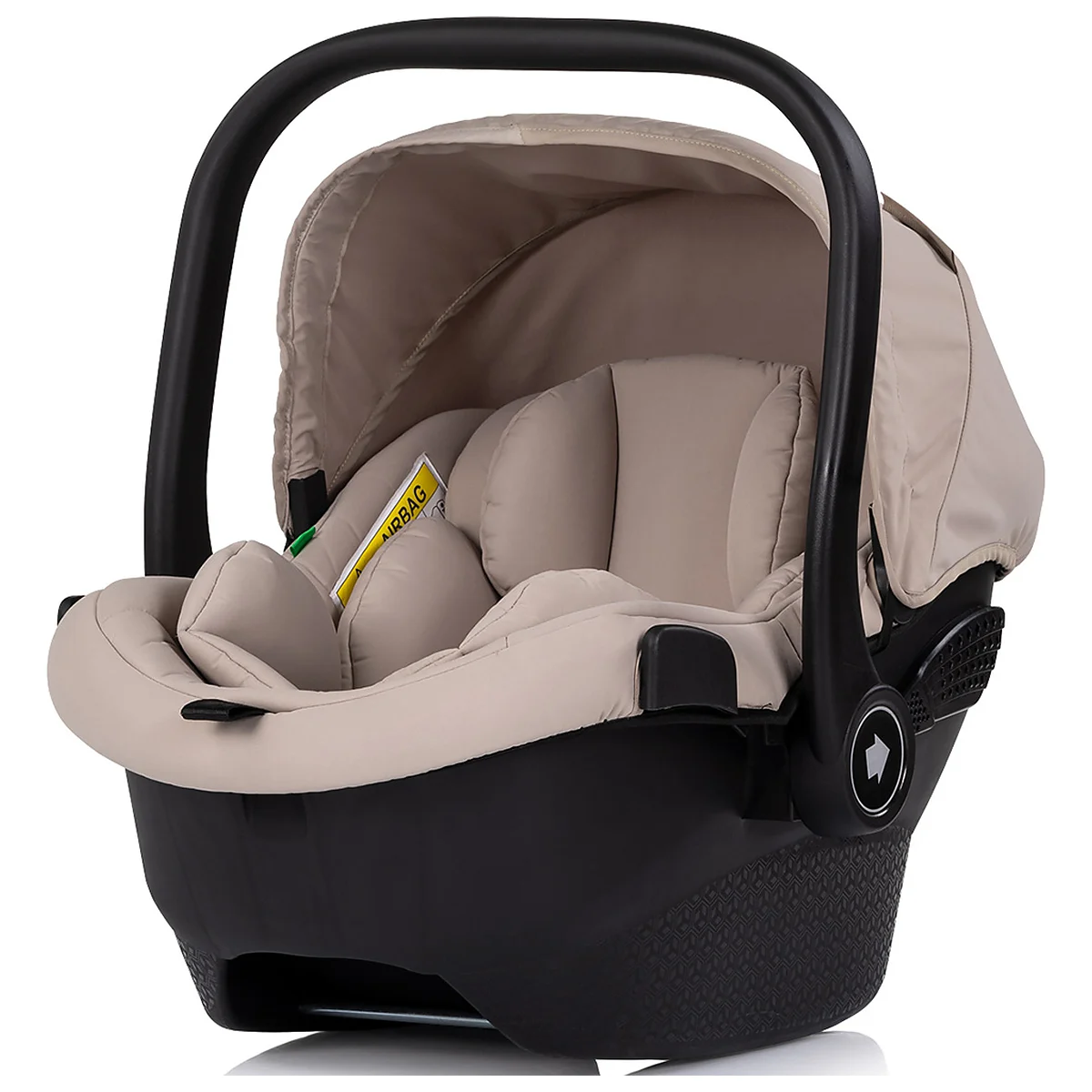 Carucior Chipolino Pearl 3 in 1, Cu scoica auto, Sezut reversibil, Husa de picioare, Gentuta parinti, Pana la 22 kg, Latte [14]