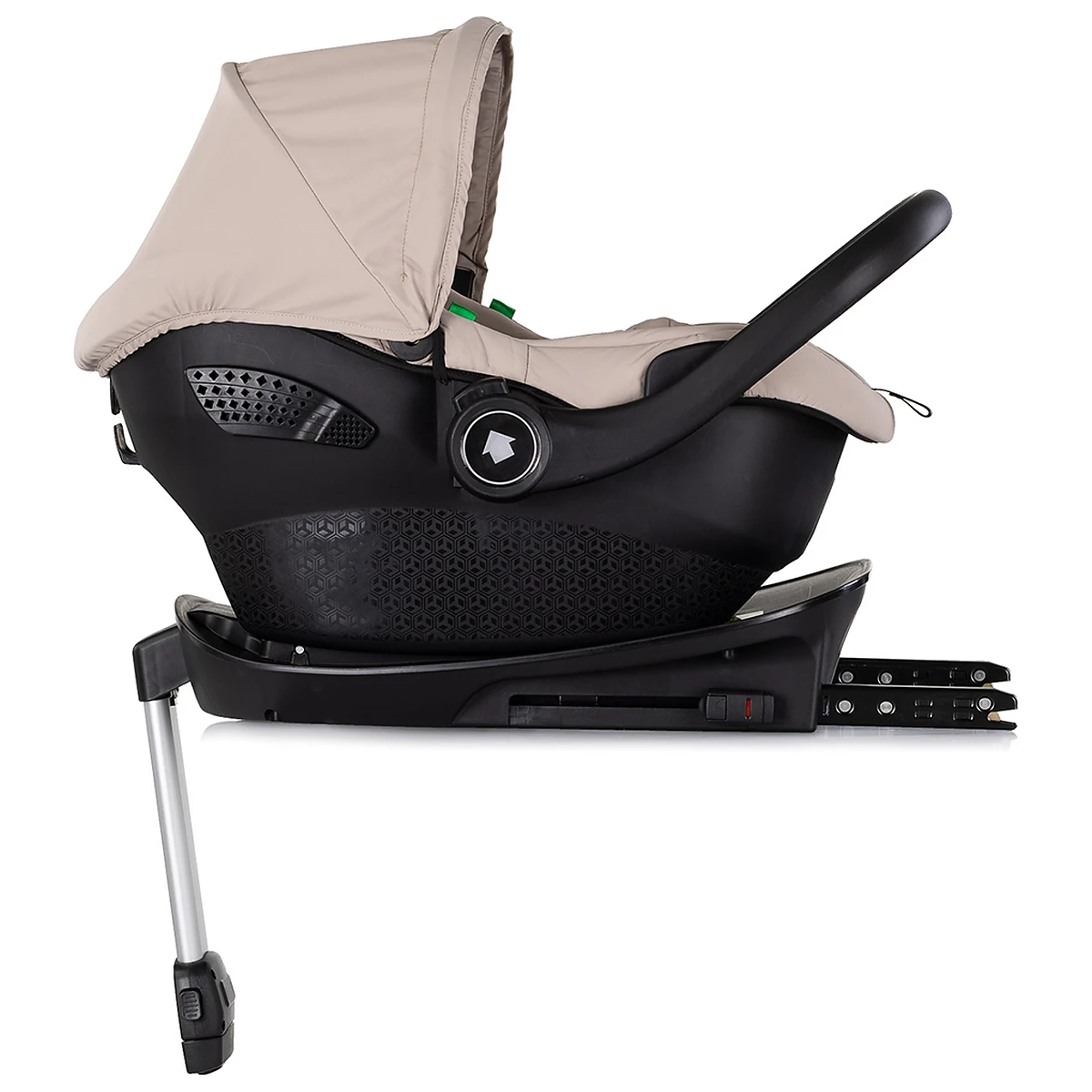 Carucior Chipolino Pearl 3 in 1, Cu scoica auto, Sezut reversibil, Husa de picioare, Gentuta parinti, Pana la 22 kg, Latte [18]