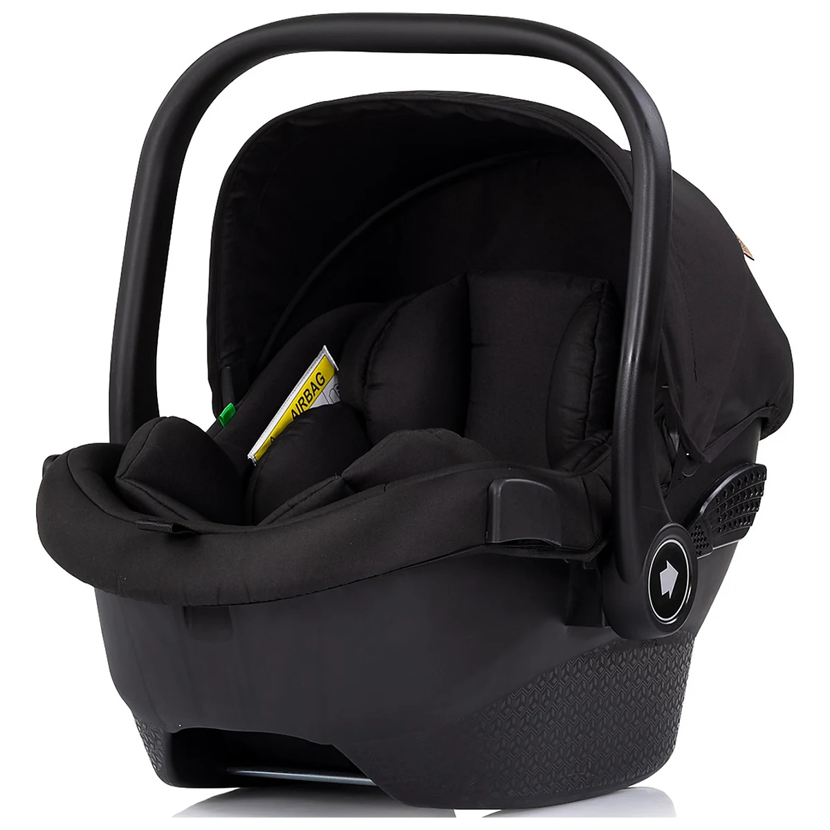 Carucior Chipolino Pearl 3 in 1, Cu scoica auto, Sezut reversibil, Husa de picioare, Gentuta parinti, Pana la 22 kg, Noir [14]