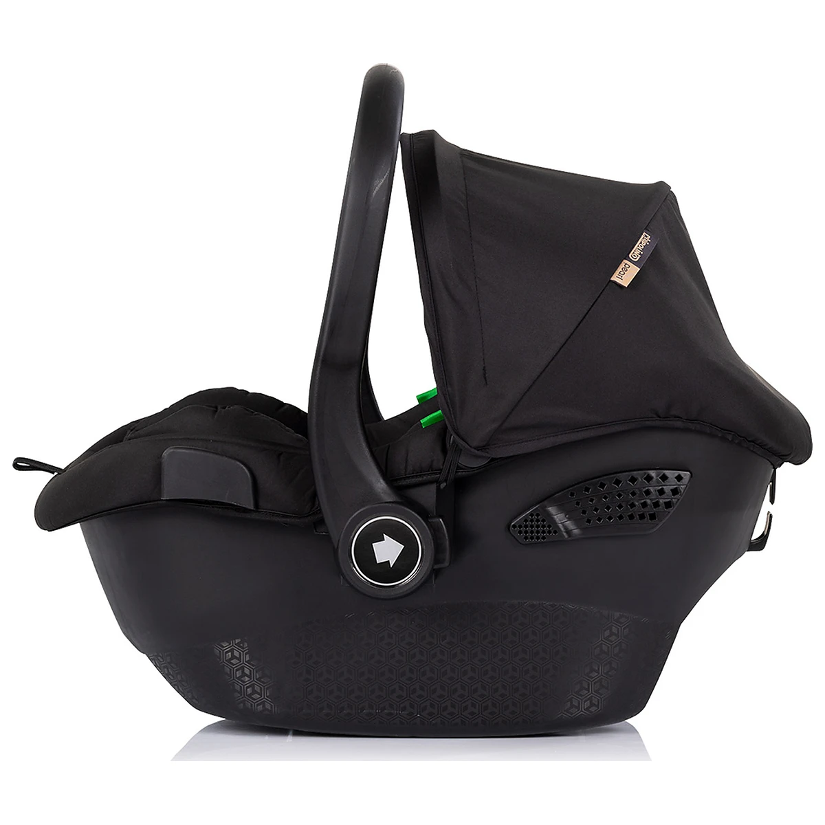 Carucior Chipolino Pearl 3 in 1, Cu scoica auto, Sezut reversibil, Husa de picioare, Gentuta parinti, Pana la 22 kg, Noir [15]