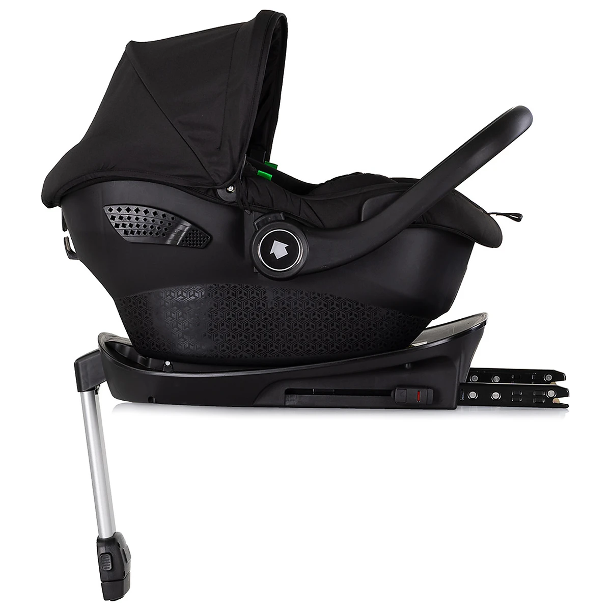 Carucior Chipolino Pearl 3 in 1, Cu scoica auto, Sezut reversibil, Husa de picioare, Gentuta parinti, Pana la 22 kg, Noir [18]