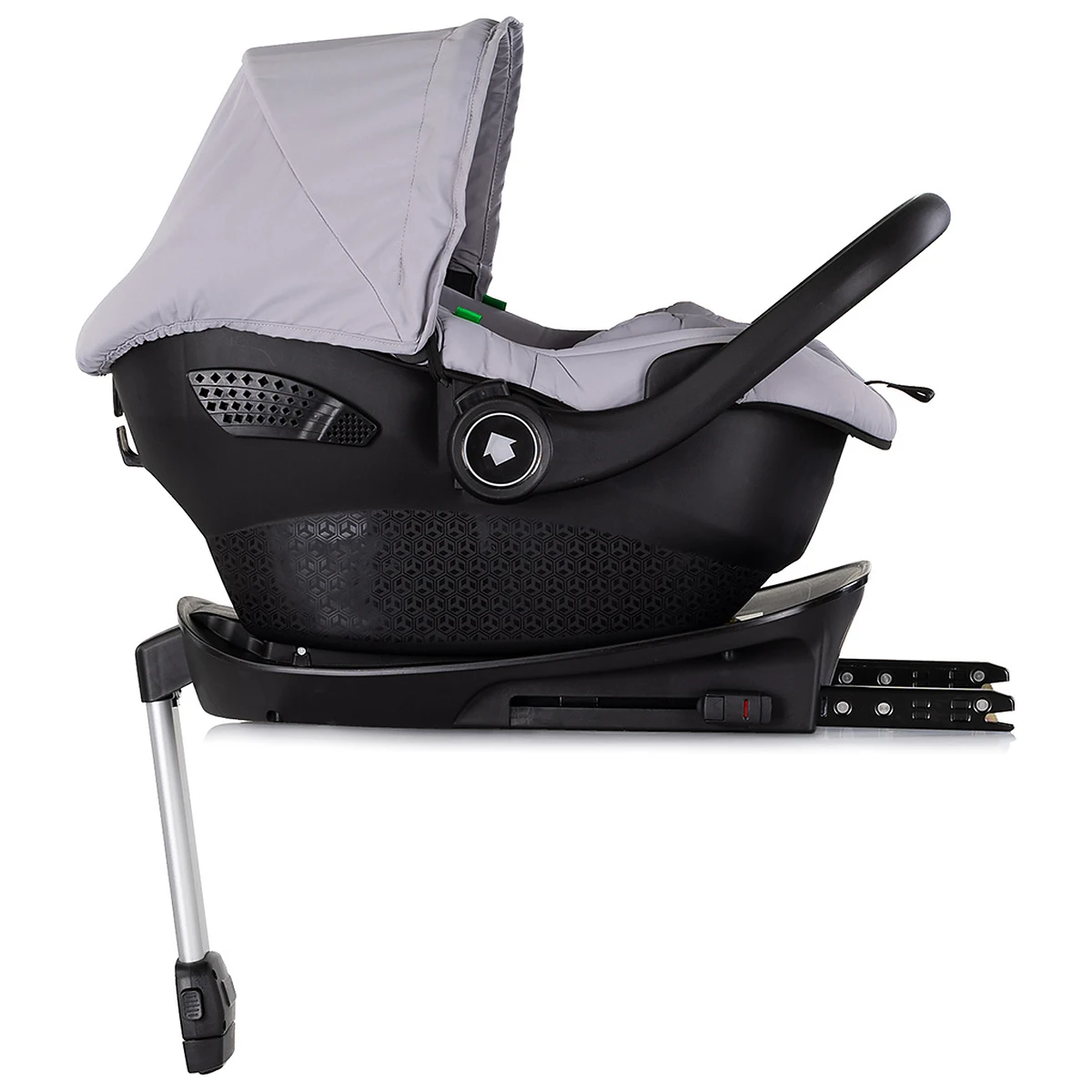 Carucior Chipolino Pearl 3 in 1, Cu scoica auto, Sezut reversibil, Husa de picioare, Gentuta parinti, Pana la 22 kg, Platinum [22]