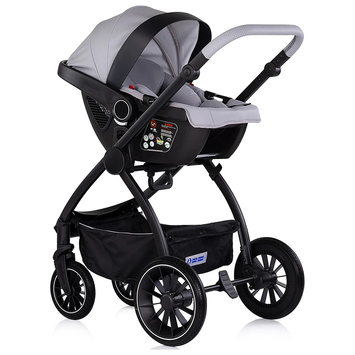 Carucior Chipolino Prestige 3 in 1, Platinum 0 luni [14]